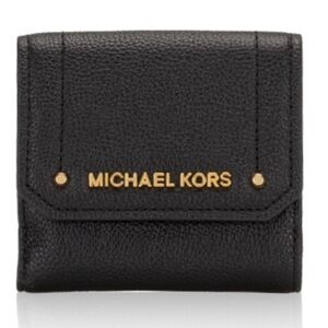 Michael Kors HAYES Leather Medium Trifold  Wallet